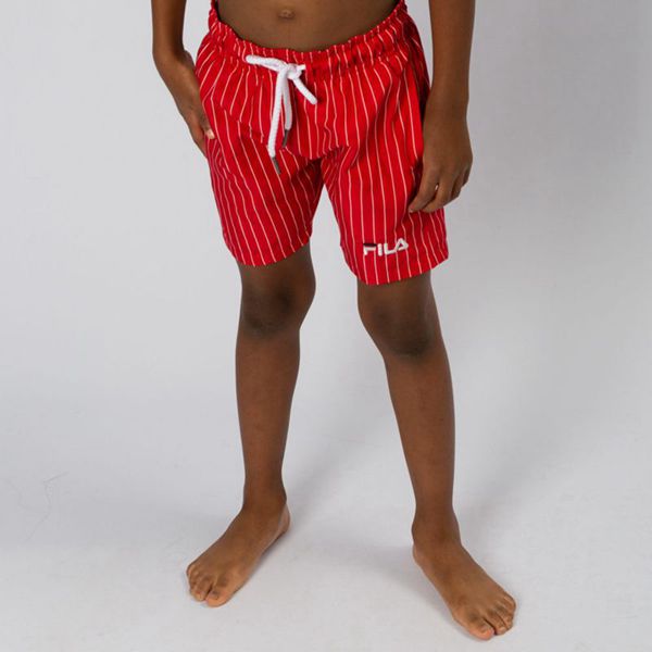 Fila Steed Boy's Shorts - Red,NZ 749-29647